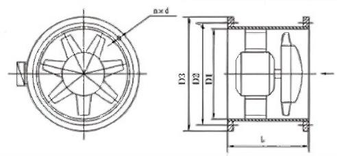 JCZ 系列艦船用軸流通風(fēng)機(jī)